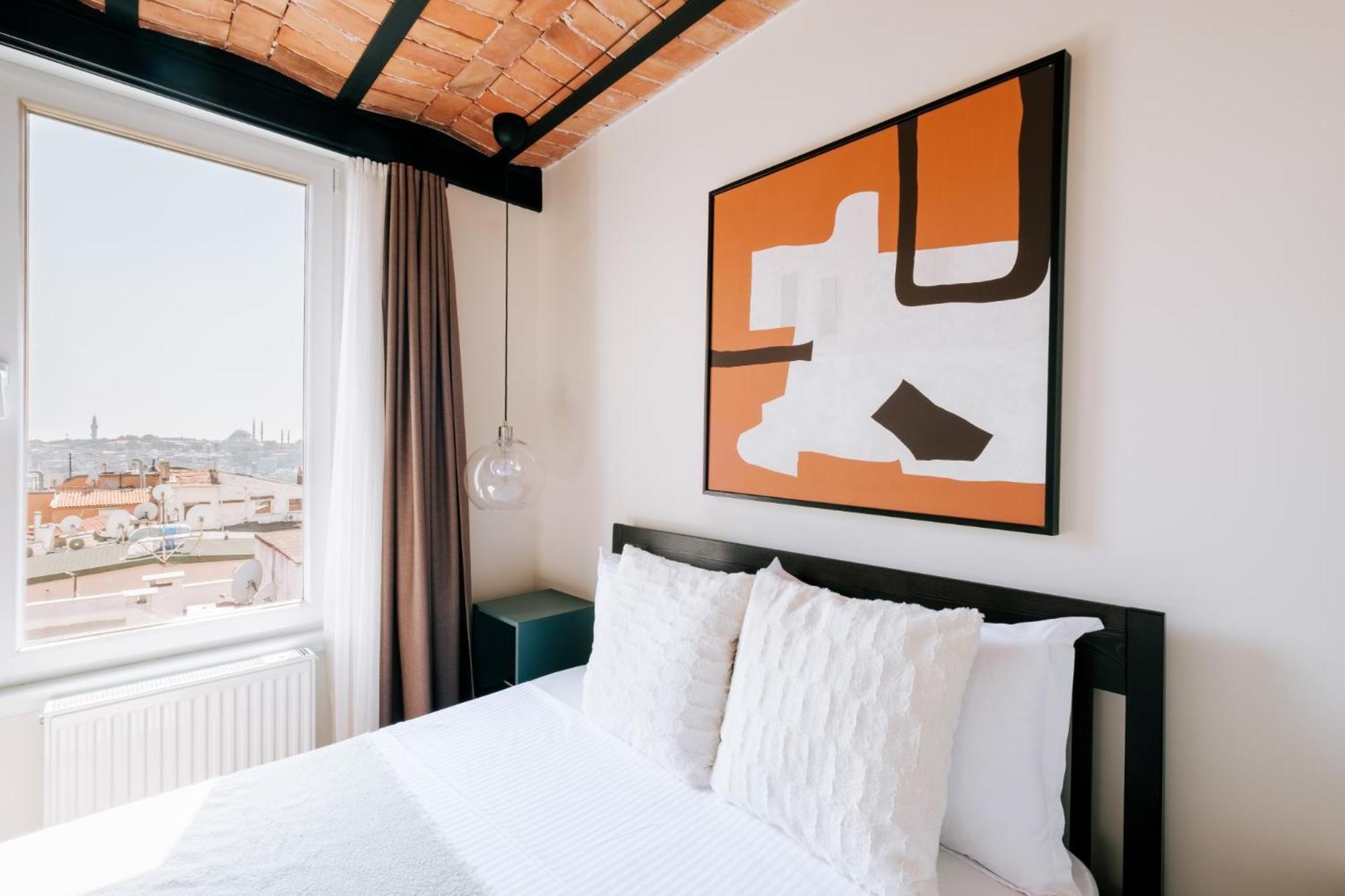 伊斯坦布尔Flat W City View Near Galata Tower In Istiklal Ave公寓 外观 照片