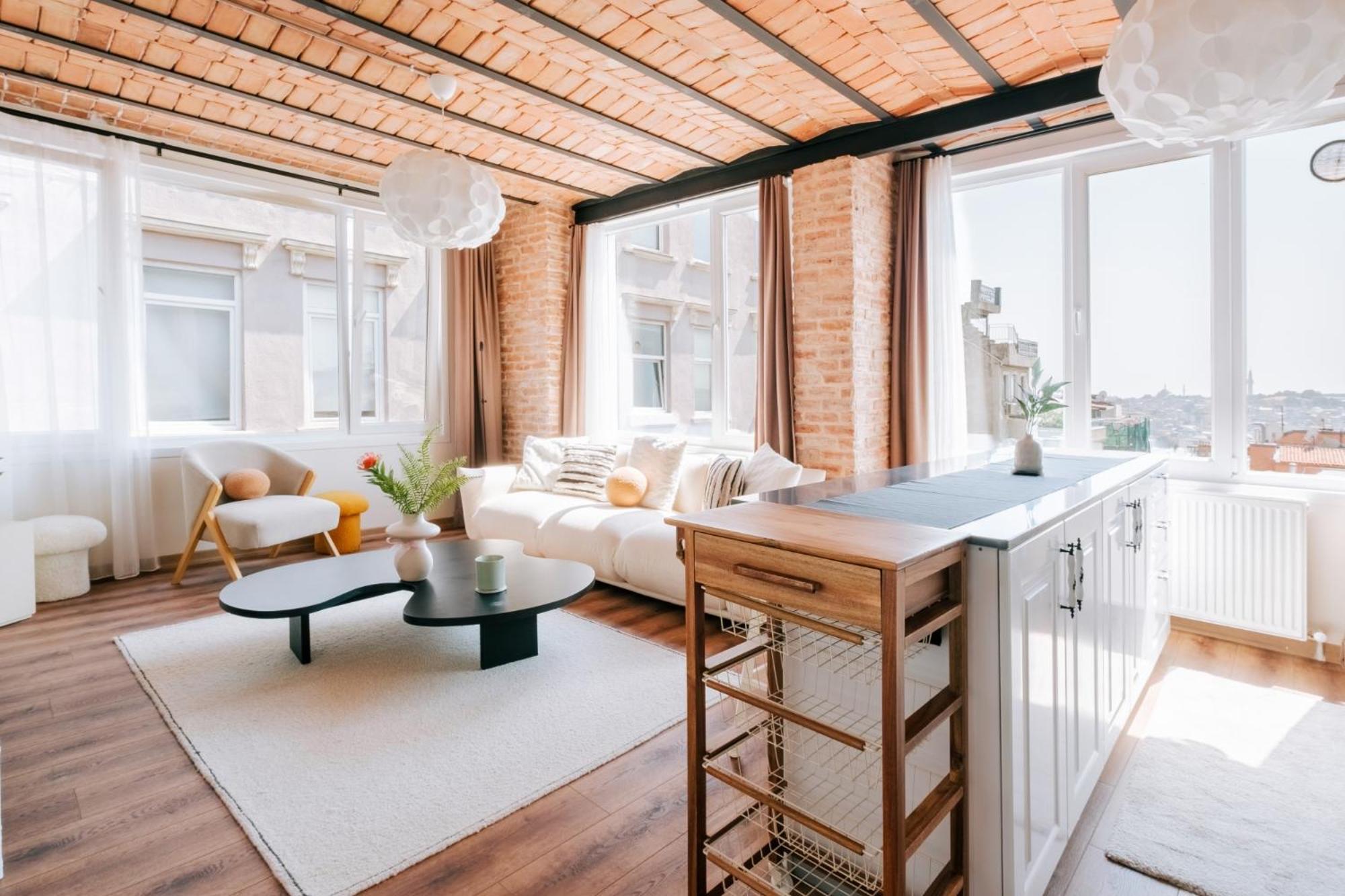 伊斯坦布尔Flat W City View Near Galata Tower In Istiklal Ave公寓 外观 照片