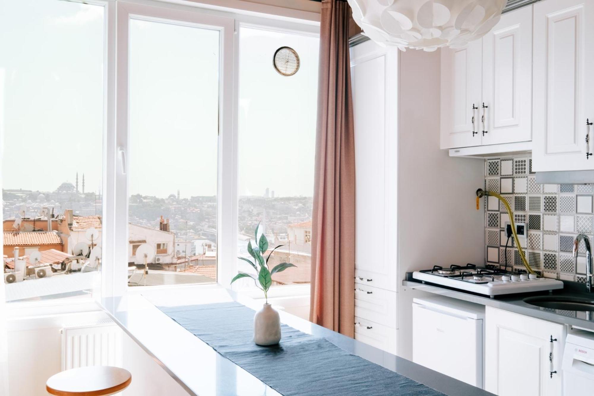 伊斯坦布尔Flat W City View Near Galata Tower In Istiklal Ave公寓 外观 照片