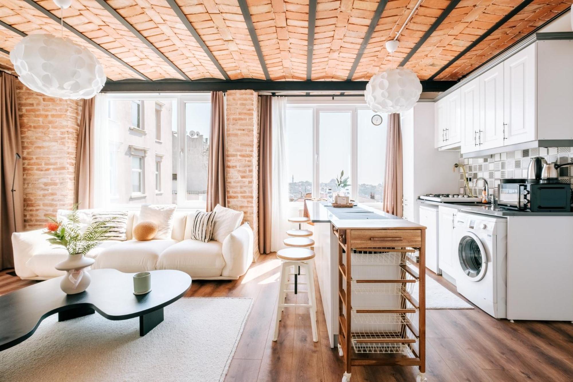 伊斯坦布尔Flat W City View Near Galata Tower In Istiklal Ave公寓 外观 照片